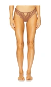 Thistle And Spire Kane Cutout Thong In Brown