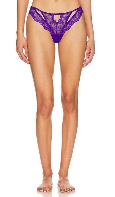 Thistle And Spire Kane Cutout Thong In Ultraviolet
