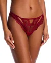 Thistle And Spire Thistle & Spire Kane Lace Thong In Ruby
