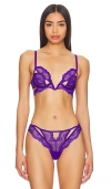 Thistle And Spire Kane V-wire Bra In Ultraviolet
