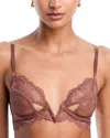 Thistle And Spire Thistle & Spire Kane V-wire Lace Bra In Brown
