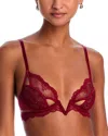 Thistle And Spire Kane V Wire Bra Ruby 32dd In Ruby