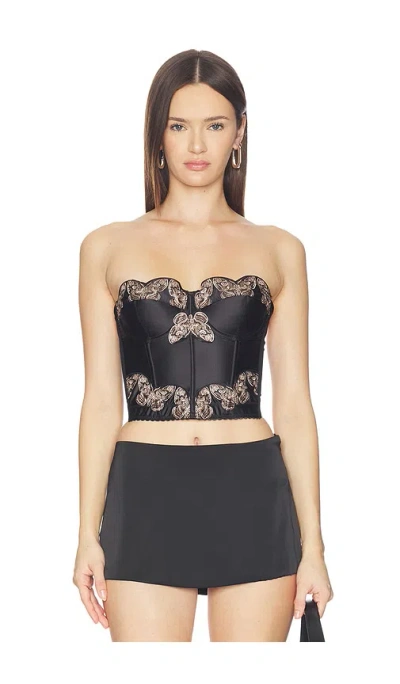 Thistle And Spire Luna Bustier In Black