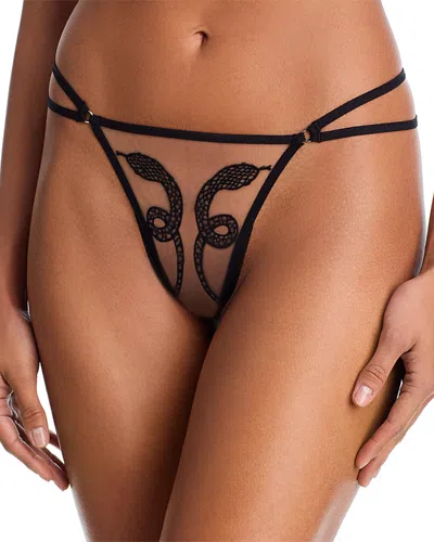 Thistle And Spire Medusa Thong In Black