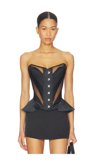 Thistle And Spire Menage Trois Corset In Black