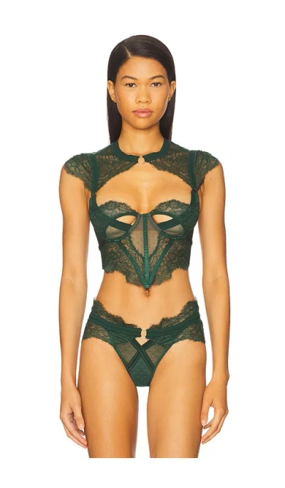 Thistle And Spire Minna Bodice In Green