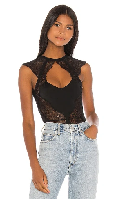 Thistle And Spire Minna Bodysuit In Black
