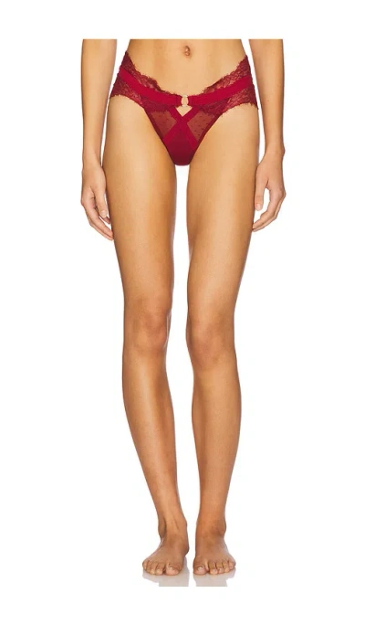 Thistle And Spire Minna Thong In Red