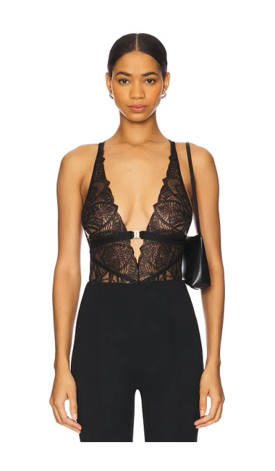 Thistle And Spire Onyx Bodysuit In 黑色