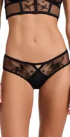Thistle And Spire Scorpio Bikini Panties Black In Black