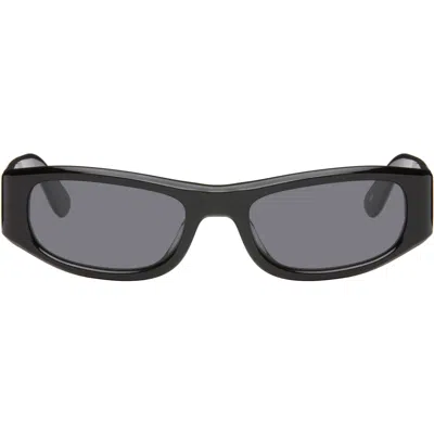 Thistles Black 'the Suede' Sunglasses