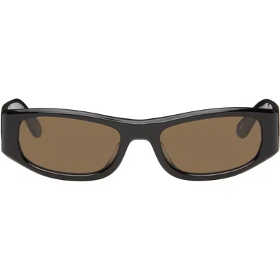 Thistles Black 'the Suede' Sunglasses