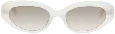 Thistles Off-white 'the Coco' Sunglasses In Bone/black