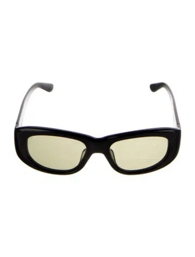 Pre-owned Thistles Square Tinted Sunglasses In Black