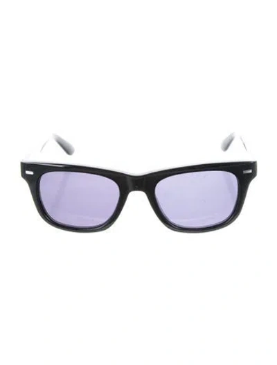 Pre-owned Thistles Wayfarer Tinted Sunglasses In Black
