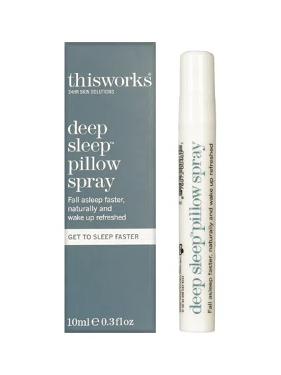 Thisworks Deep Sleep Pillow Spray All Skin Types 0.3 oz In White