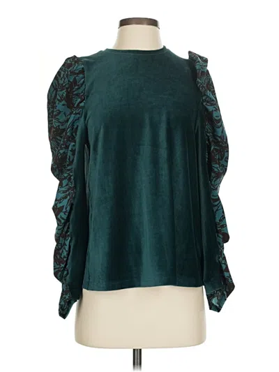 Thml 3/4 Sleeve Blouse In Blue