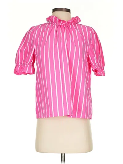 Pre-owned Thml 3/4 Sleeve Blouse In Pink