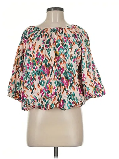 Pre-owned Thml 3/4 Sleeve Blouse In Pink