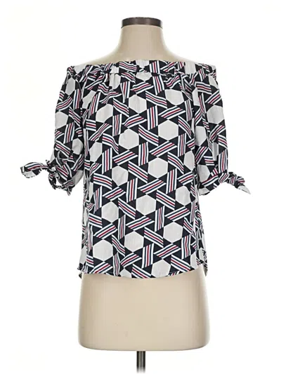 Pre-owned Thml 3/4 Sleeve Blouse In White