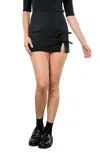 Thml Agneta Bow Tie Skirt In Black In Black