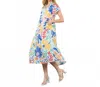 Thml Miranda Midi Dress In Blue Multi In Multi