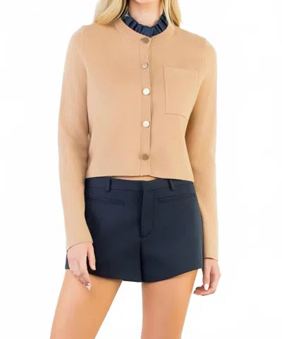 Thml Barkeer Sweater In Tan In Nude