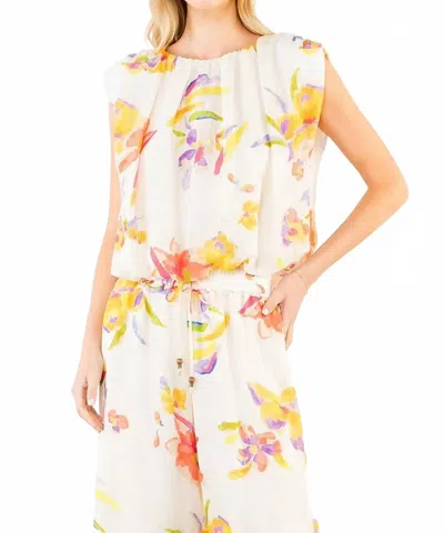Thml Blossom Blouse In Citrus In Orange