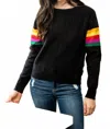 Thml Bottom Line Pullover In Black In Black