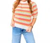 Thml Brady Sweater In Multi In Pink