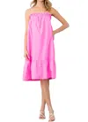 Thml Bright And Airy Midi Dress In Pink In Pink