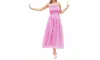 Thml Bristol Smocked Dress In Cool Pink & White In Pink