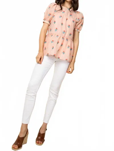 Thml Budding Beauty Top In Pink