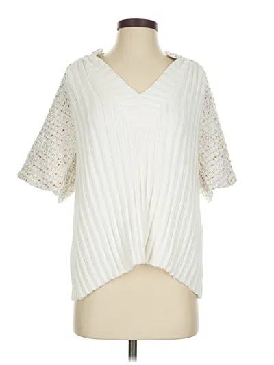 Pre-owned Thml Cardigan Sweater In White