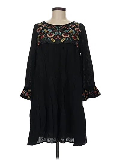 Pre-owned Thml Casual Dress In Black