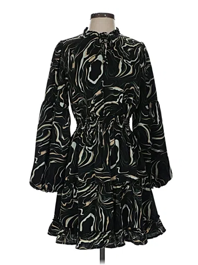 Pre-owned Thml Casual Dress In Black