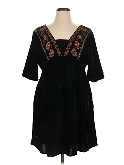 Pre-owned Thml Casual Dress In Black