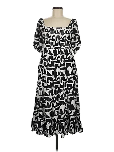 Pre-owned Thml Casual Dress In Black