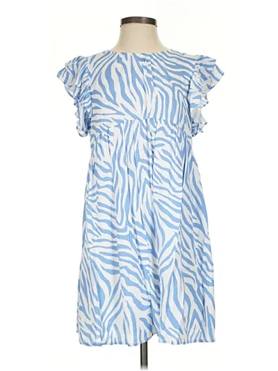 Pre-owned Thml Casual Dress In Blue