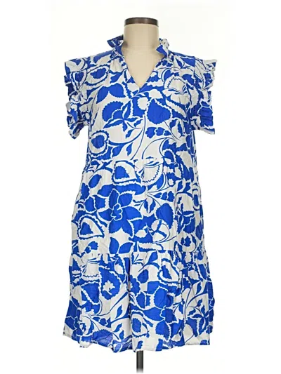Pre-owned Thml Casual Dress In Blue