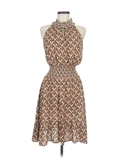 Pre-owned Thml Casual Dress In Brown