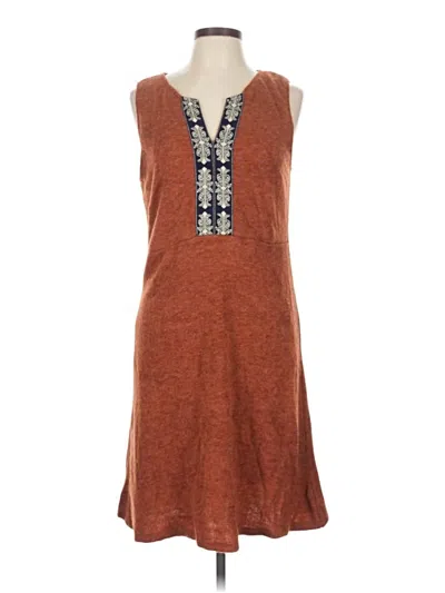Pre-owned Thml Casual Dress In Brown