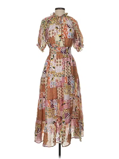 Pre-owned Thml Casual Dress In Brown