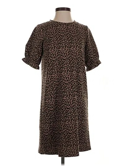 Pre-owned Thml Casual Dress In Brown