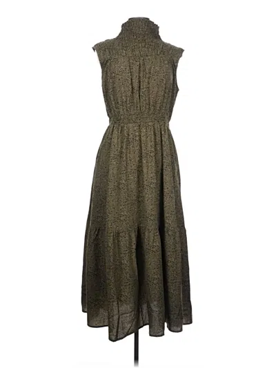 Pre-owned Thml Casual Dress In Brown