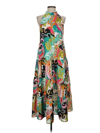 Pre-owned Thml Casual Dress In Green