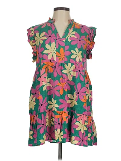 Pre-owned Thml Casual Dress In Green