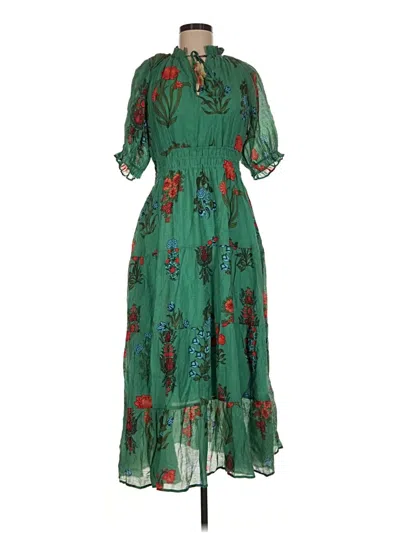 Pre-owned Thml Casual Dress In Green