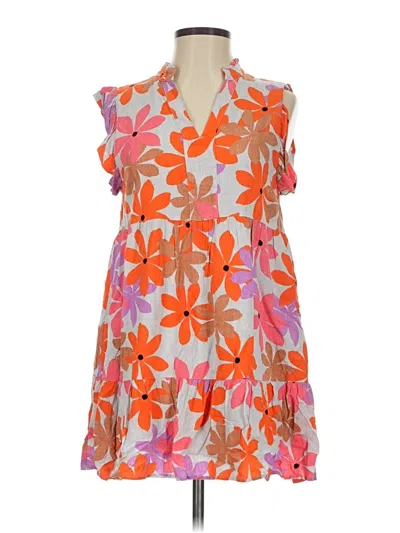 Pre-owned Thml Casual Dress In Orange