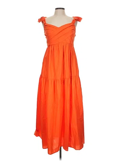 Pre-owned Thml Casual Dress In Orange